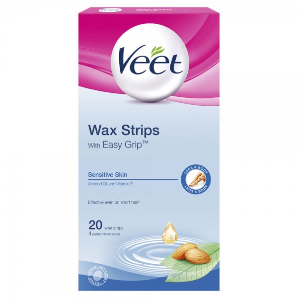 Veet Wax Strips for Sensitive Skin 20 pack